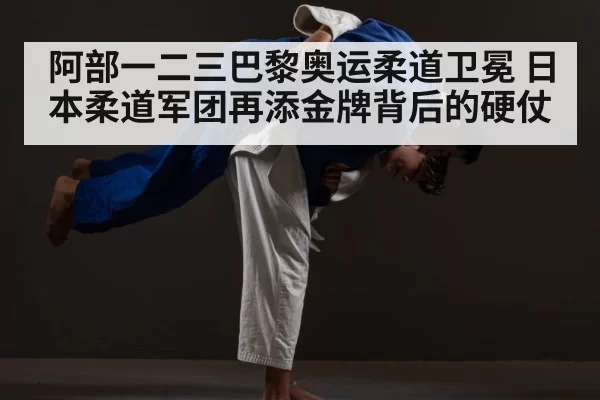 阿部一二三巴黎奥运柔道卫冕 日本柔道军团再添金牌背后的硬仗